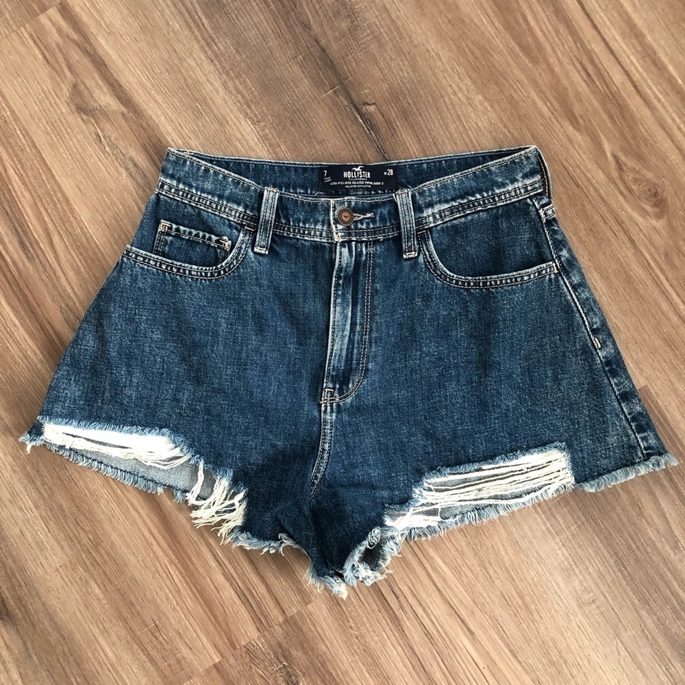 HOLLISTER Ultra High Relaxed Vintage Shorts women w28